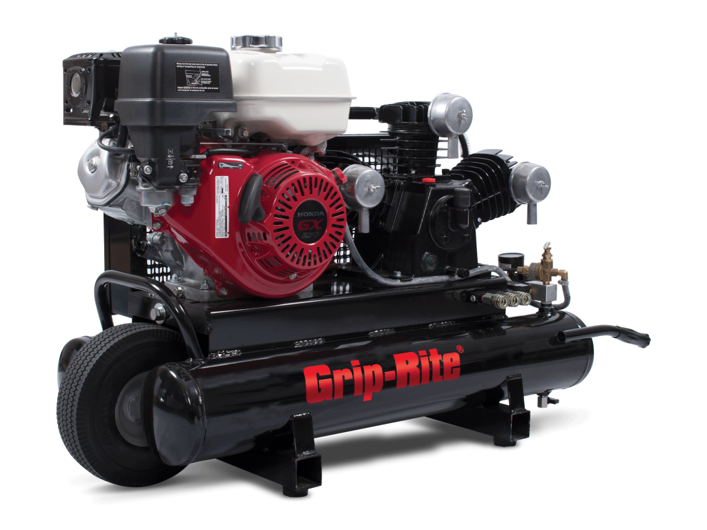 Grip-Rite GR200QW Ultra Quiet Portable Air Compressor - 1.5 Gallon, 1 HP, 125 PSI Max