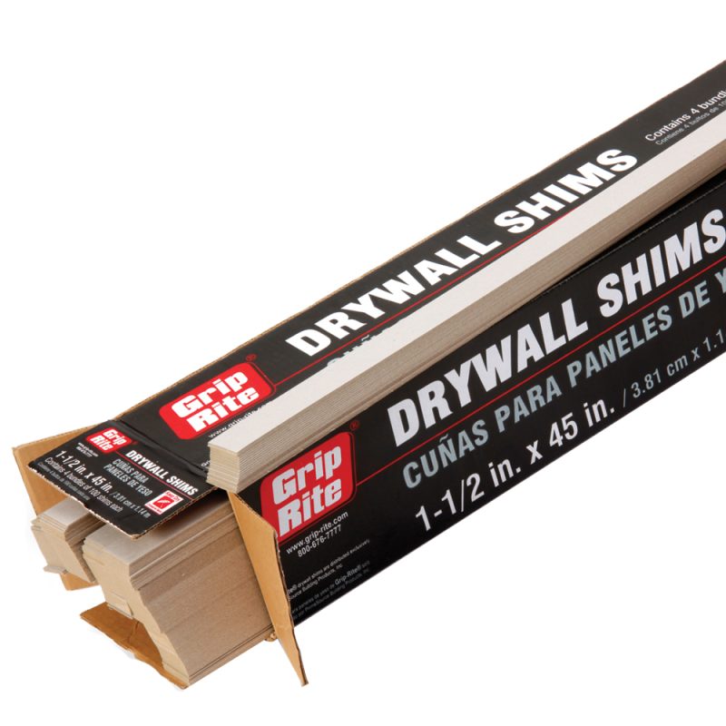 Drywall Shims 11/2 x 45 in. GripRite®