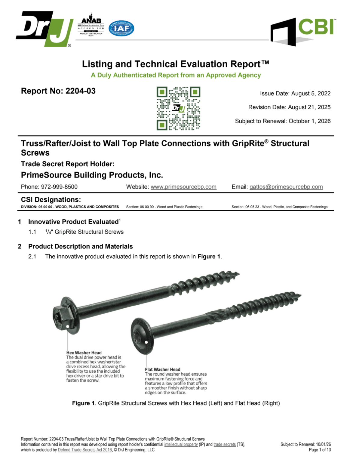Product Resources: Sheets, Guides & Manuals | Grip-Rite